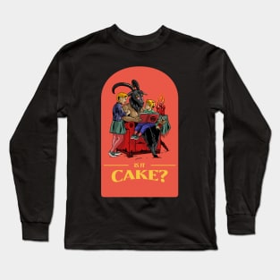 Is it Cake? Ironic Funny Ugly Baking Cake Long Sleeve T-Shirt